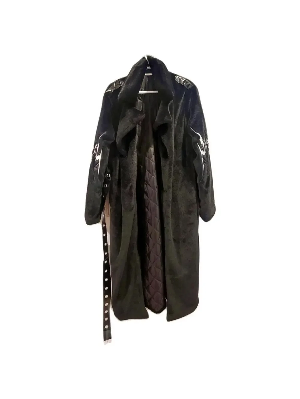 ✨️Widow Nocturnal Nirvana Faux Fur Duster by Dollskill 🦇 - Picture 1 of 4